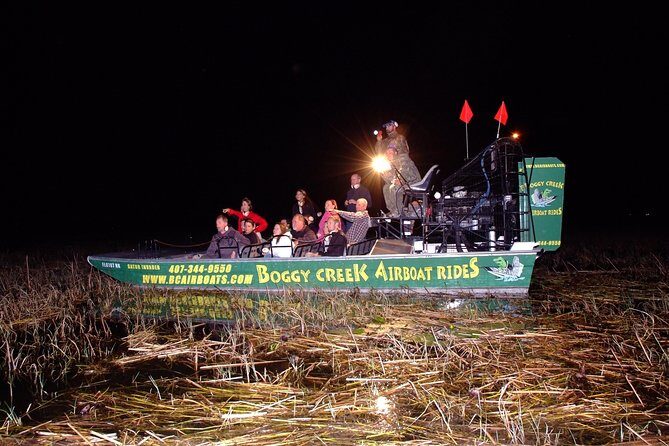 1-Hour Evening Airboat Ride - Spotting Alligators After Dark: The Real Skill of a Good Captain