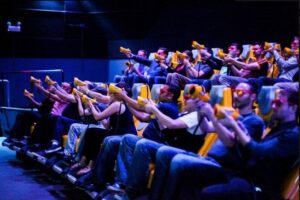 7D Dark Ride - The 7D Dark Ride: choose a theme, then shoot to score