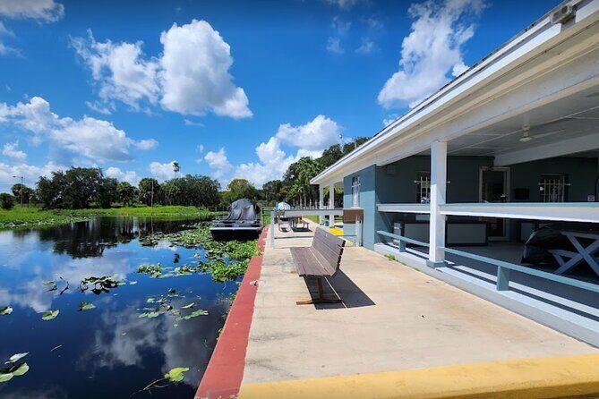 Central Florida's Airboat Rides - Check-in, the marsh briefing, and the on-site store