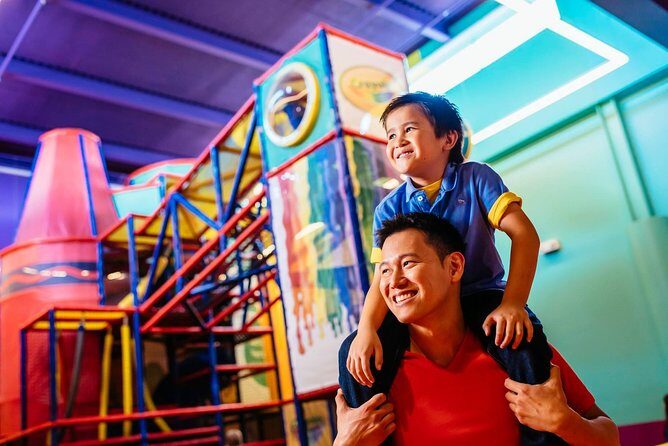 Crayola Experience Orlando Ticket - Ticket price and time value for a $32.21 day