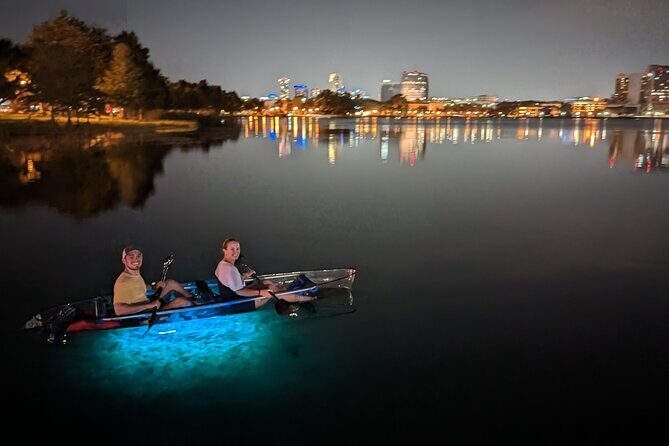 Date Night LED Glow Clear Kayak or Paddleboard & Champagne - Choosing Your Color, Kayak vs Paddleboard, and Weight Limits