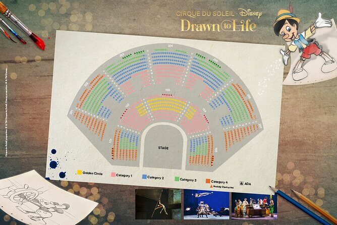 Drawn to Life presented by Cirque du Soleil and Disney - Quick logistics you’ll actually use the day of