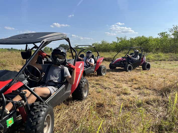Fort Meade: Bamboo Dune Buggy Tour - Helmets, Goggles, and the Driver Rotation System
