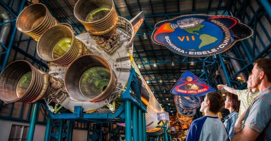 From Orlando: Kennedy Space Center Trip with Transport - Saturn V, moon rock, and the stuff you can touch