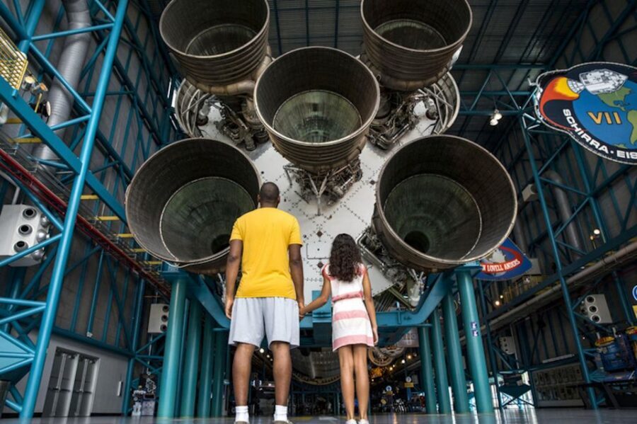 From Orlando: Kennedy Space Center Trip with Transport - The Shuttle Launch Experience simulator and IMAX film