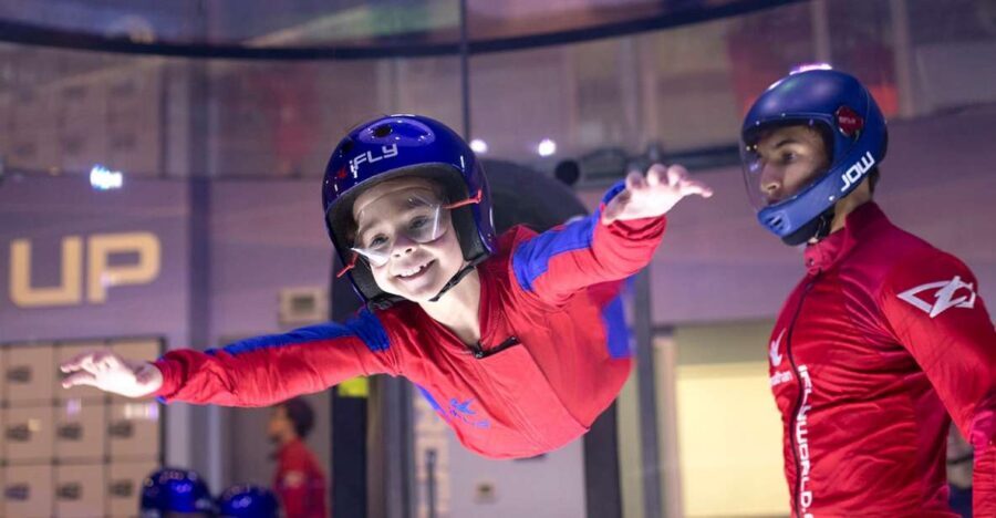 iFLY Orlando First Time Flyer Experience - Gear Up: Flight Suit, Helmet, Goggles, Earplugs