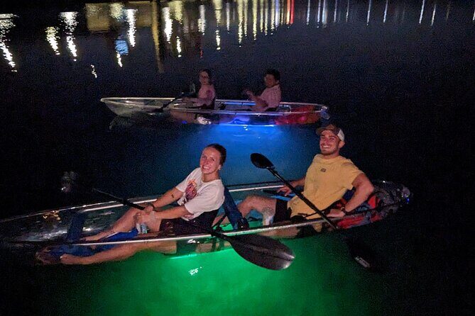 LED Glow in the Dark Clear Kayak or Paddleboard in Paradise - Paddleboard vs. Kayak: Choosing the Right Craft for Comfort
