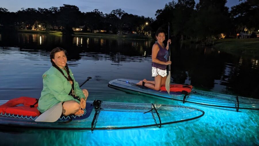 Orlando: LED Night Glow Clear Kayak or Paddleboard Tour - After the paddle: making the night last in Ivanhoe Village