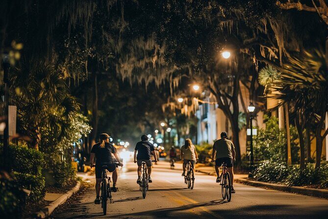 Orlando Night Bike Tour: A Fun Ride Thru the City’s Nightlife - Wall Street Plaza and Orange Avenue nightlife time