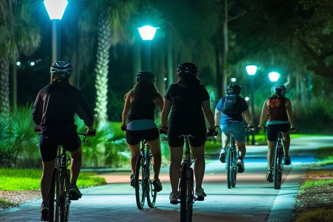 Orlando Night Bike Tour: A Fun Ride Thru the City’s Nightlife - Eola Heights and Mills 50: street art, an alley moment, and live music