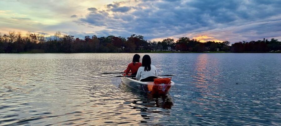 Orlando: Sunset Clear Kayak or Paddleboard in Paradise Tour - Clear Kayak Sunset on Lake Ivanhoe: what makes it feel like Orlando
