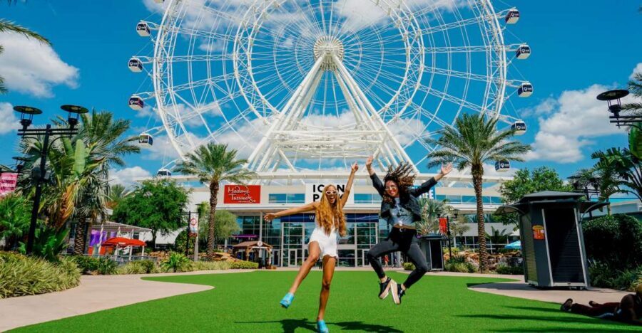 Orlando: The Orlando Eye with Optional Attraction Tickets - ICON Park logistics: easy parking, one area, one plan