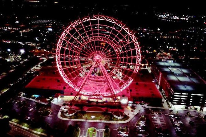 Private Helicopter After-hours 48 Miles Tour Theme Parks&Downtown - Private helicopter logistics: 3 seats, weight limits, and real ID rules