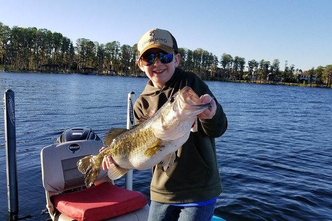 Private Orlando Fishing Charter on Butler Chain of Lakes (4, 6, 8, or 12-Hours) - Boat, Gear, and Steve-the-Captain Energy (21-Foot Charter Details)