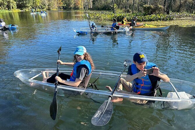 Silver Springs Self Guided Clear Kayak Rentals - Silver Springs State Park from a clear tandem kayak