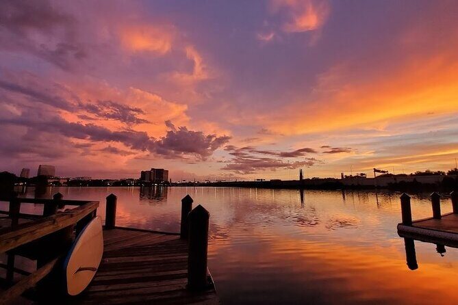 Sunset Clear Kayak or Paddleboard in Orlando - Sunset Colors, City-Lights Views, and Your Best Photo Moments