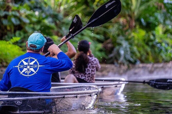 Winter Park Chain of Lakes Day Time Clear Kayak Paddle - Why clear kayaks over the Chain of Lakes work so well